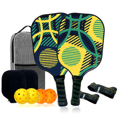 Pickleball Paddles Carbon Fiber Honeycomb Pickleball Racquets USAPA Approved Graphite Pickleball Kit