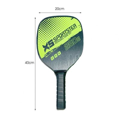 Pickleball Paddle Racket Set With Portable Carry Bag Wooden Racquet for For Adults Child