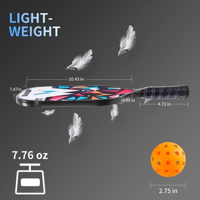 Design Your Own Pickleball Paddle Racket  Personalized Paddle Carbon Fiber Honeycomb Composition