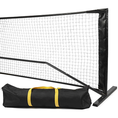Portable Pickleball Frame Pickle Ball Game Net Kit with Carrying Bag Metal Stand Tennis Net