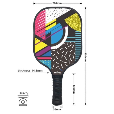 USAPA Approved Carbon Fiber Surface Honeycomb Core Ultra Cushion Grip Graphite Pickleball Paddle
