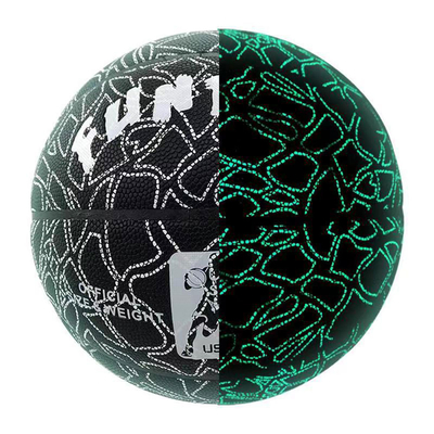 Basketball Official Size 7 Light Up Streetball Fluorescent Bright Basketball Ball for Night Game