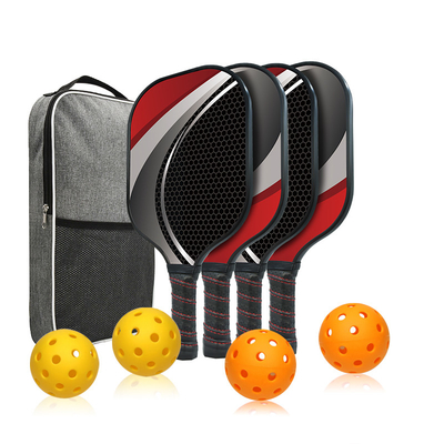 Pickleball Paddles Carbon Fiber Honeycomb Pickleball Racquets USAPA Approved Graphite Pickleball Kit