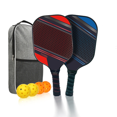 Pickleball Paddles Carbon Fiber Honeycomb Pickleball Racquets USAPA Approved Graphite Pickleball Kit