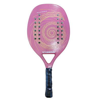 Beach Tennis Racket Full Carbon Professional Soft EVA Face Padel Tennis Racquet Adult Rackets