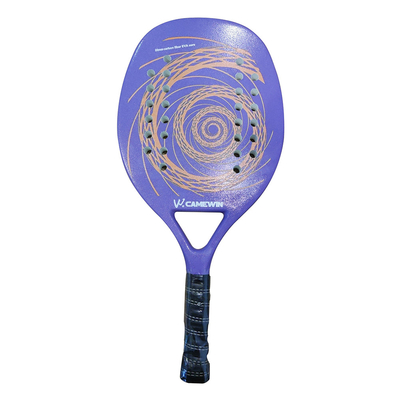 Beach Tennis Racket Full Carbon Professional Soft EVA Face Padel Tennis Racquet Adult Rackets