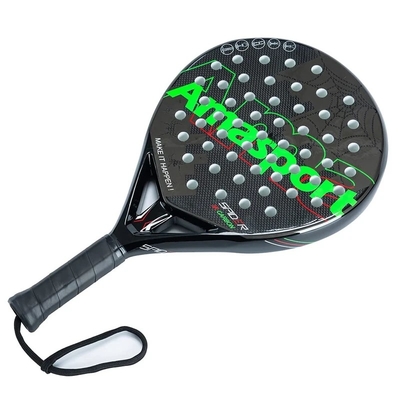 3K Carbon Fiber Face Paddle Raquette Padel Tennis Racket Soft EVA Core With Bag