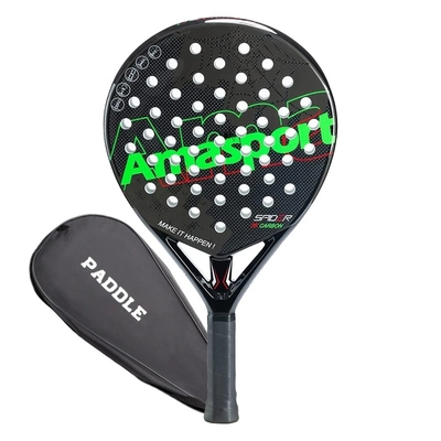 3K Carbon Fiber Face Paddle Raquette Padel Tennis Racket Soft EVA Core With Bag