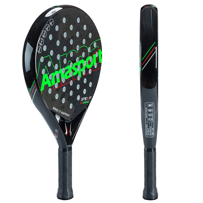 3K Carbon Fiber Face Paddle Raquette Padel Tennis Racket Soft EVA Core With Bag