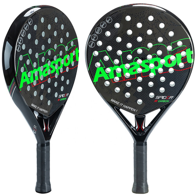 3K Carbon Fiber Face Paddle Raquette Padel Tennis Racket Soft EVA Core With Bag