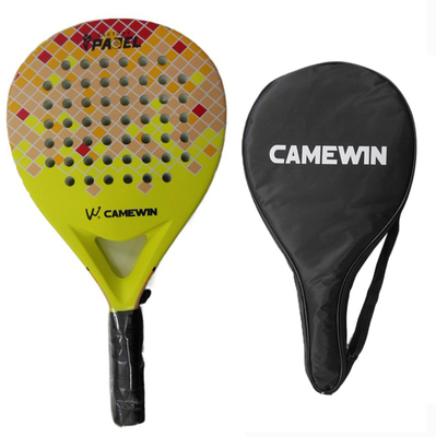 38mm Thickness Carbon Fiber Padel Outddor Sport Beach Tennis Racket Paddle