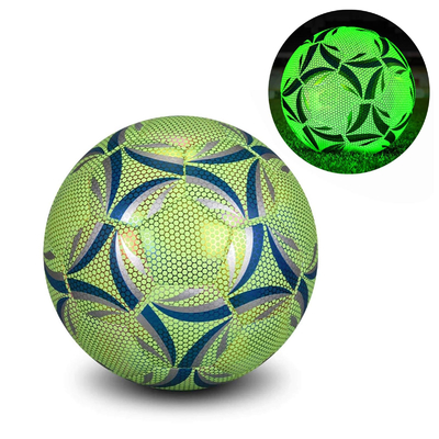 Glow In Dark Soccer Ball Official Size 5 4 Training Ball Luminous Football Soccer PU leather
