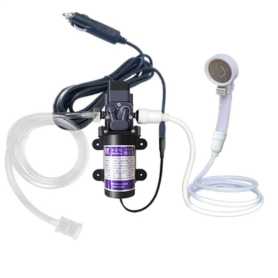12V Car Electric Siphon Pump Washer handheld Faucet Kit Outdoor Camping Bath Shower Set