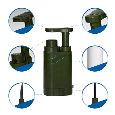 Water Purifier Outdoor Survival Water Filter Portable Purification System for Hiking Camping