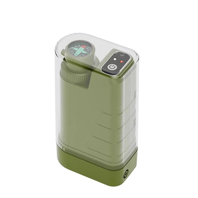 Outdoor Water Filter Electric Water Purifier Portable Charging Pump Water Dispenser With Night Light Compass Emergency