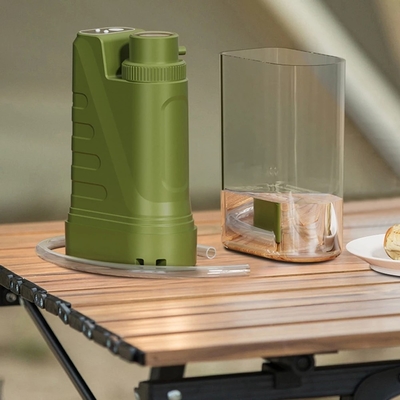 Outdoor Water Filter Electric Water Purifier Portable Charging Pump Water Dispenser With Night Light Compass Emergency