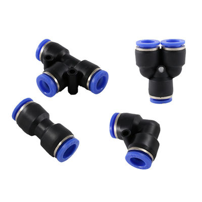 Air Compressor Hose Tube Straight Pneumatic Push In Quick Connector Adapters fittings Set 4mm 5mm to 14mm