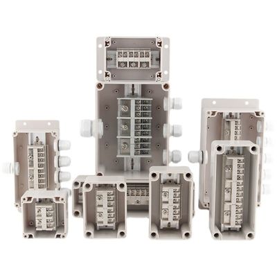 Cable Distribution Junction Box 158*90*60mm Waterproof  Wall Mount With Connectors Assembly Kit